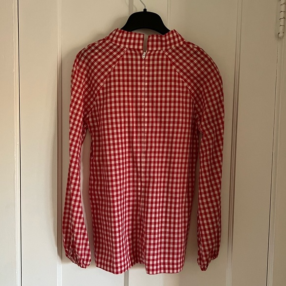 Deadstock red gingham tunic size XS-S - Picture 4 of 5